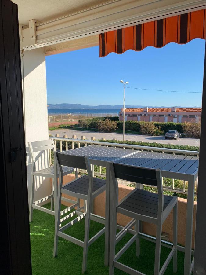T2 Hyeres La Bergerie Vue Mer 50 M De La Plage Bagian luar foto